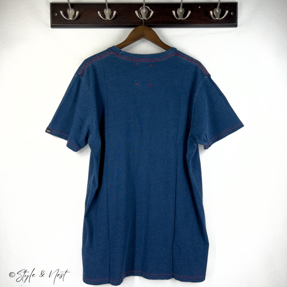 Deus Ex Machina Motorcycles Shield Tee Size 2XL 100% Cotton Retro NWT - Picture 5 of 6